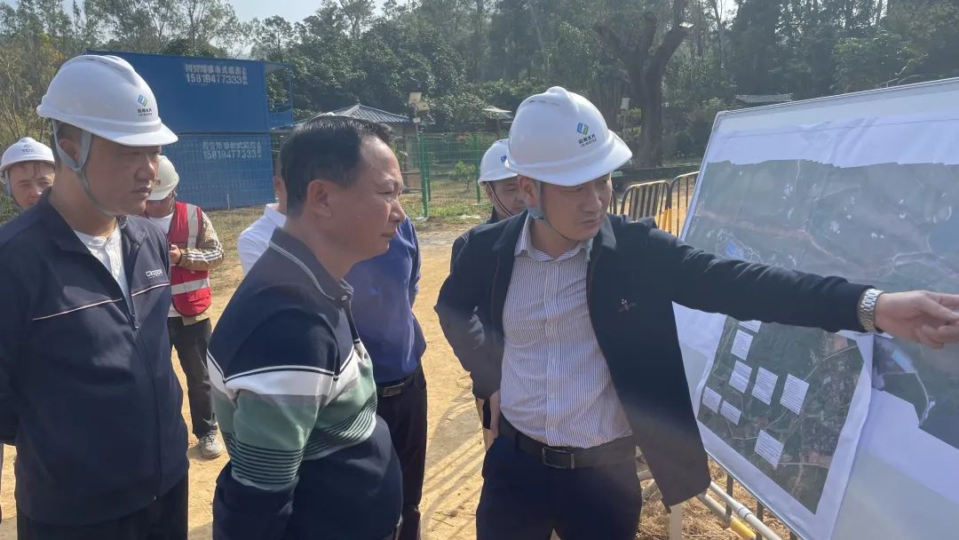 中山市副市长欧阳锦全率队检查97622国际游戏股份水利工程